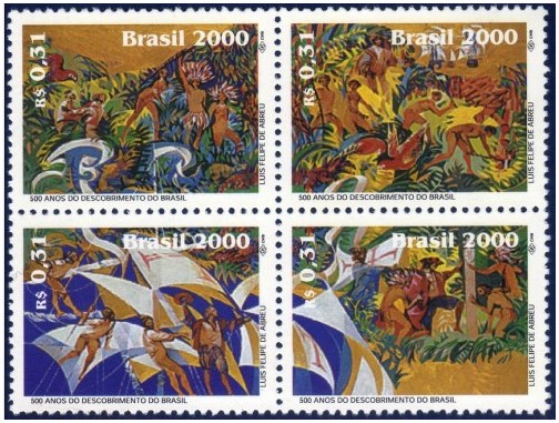 Selos - Afinsa nr - - - - (Brasil-Portugal 2000)