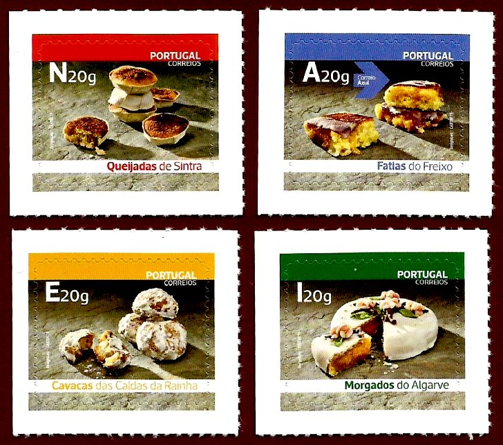 Selos - Afinsa nr 5090/5093 - Doces III (selos de folha)