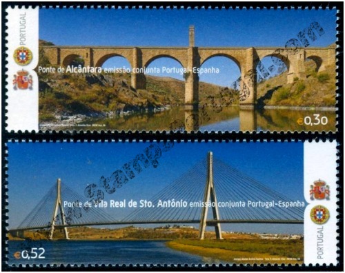 Selos - Afinsa nr 3471/72 (Portugal-Espanha 2006)