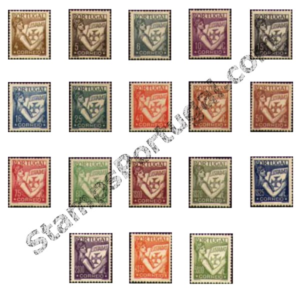 Selos - Afinsa nr 513/530 - Scott nr 497-519 (1931 set)