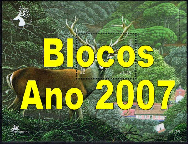 Blocos Ano 2007 - Blocos 349/368 - Year 2007 Blocks/MS