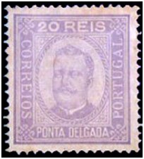 Selos - Ponta Delgada Afinsa nr 4 - P. Delgada Scott nr 4