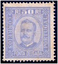 Selos - Ponta Delgada Afinsa nr 6 - P. Delgada Scott nr 6