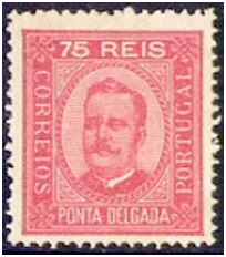 Selos - Ponta Delgada Afinsa nr 7 - P. Delgada Scott nr 7