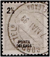 Selos - Ponta Delgada Afinsa nr 13 - P. Delgada Scott nr 13