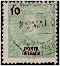 Selos - Ponta Delgada Afinsa nr 15 - P. Delgada Scott nr 15