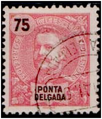 Selos - Ponta Delgada Afinsa nr 20 - P. Delgada Scott nr 24