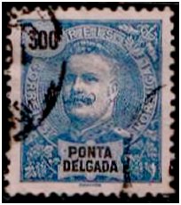 Selos - Ponta Delgada Afinsa nr 25 - P. Delgada Scott nr 33