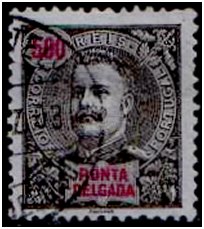 Selos - Ponta Delgada Afinsa nr 26 - P. Delgada Scott nr 34