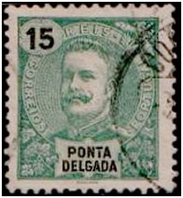 Selos - Ponta Delgada Afinsa nr 27 - P. Delgada Scott nr 17