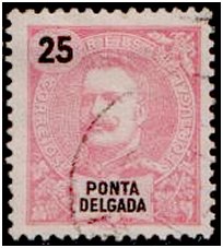 Selos - Ponta Delgada Afinsa nr 28 - P. Delgada Scott nr 20