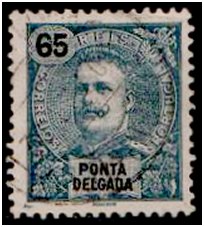 Selos - Ponta Delgada Afinsa nr 30 - P. Delgada Scott nr 23