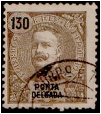 Selos - Ponta Delgada Afinsa nr 33 - P. Delgada Scott nr 29