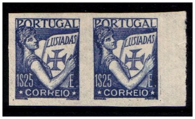 Prova Lusiadas 1$25 azul / Proof Lusiadas 1$25