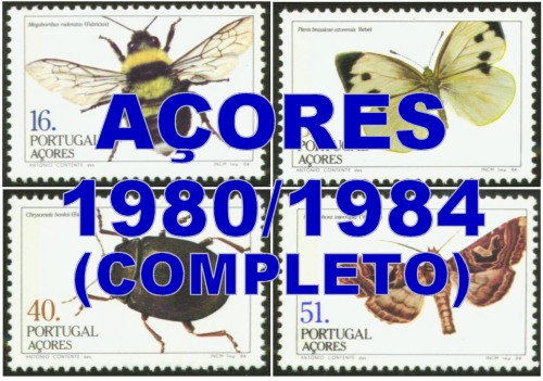 Selos - Açores 1980/84 completo (sem blocos)