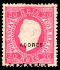 Selos - Açores Afinsa nr 58 - Scott nr 49