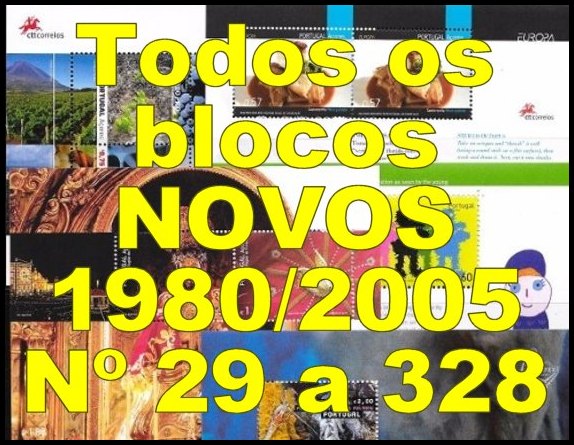 Coleção completa de blocos novos do nº 29 ao 328 (1980/2005) - Click Image to Close