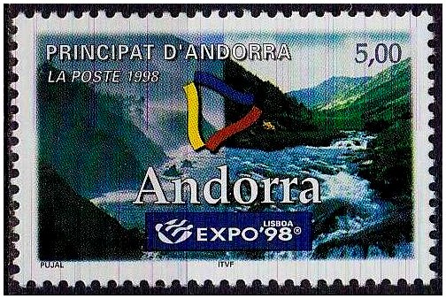 Selos - Expo 98 - Selo de Andorra