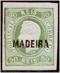 Selos - Madeira Afinsa nr 2 - Scott nr 3 - Click Image to Close