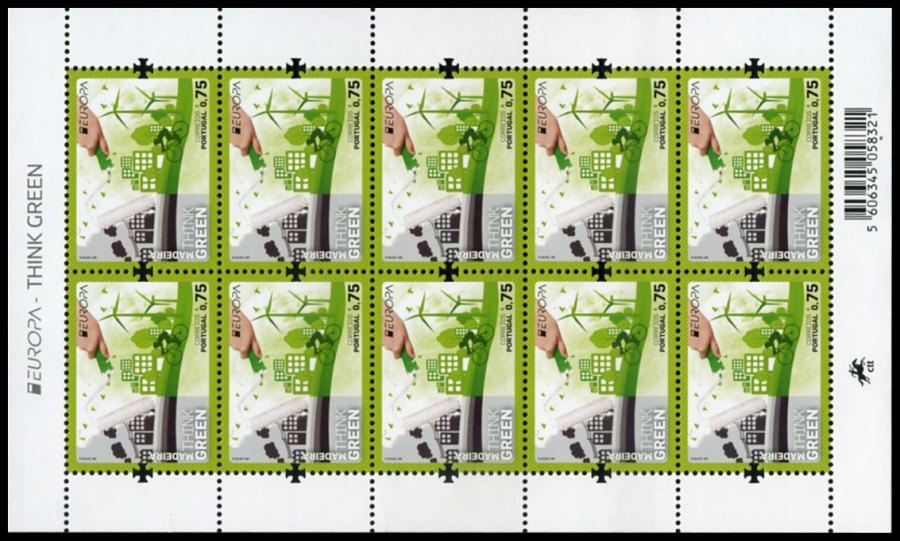 Mini Folha 85 2016 Europa Madeira - Mini Sheet 2016 - Click Image to Close