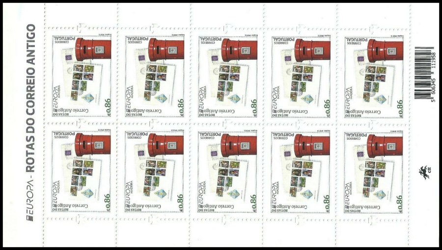 Mini Folha 104 2020 Europa Madeira - Mini Sheet 2020 - Click Image to Close