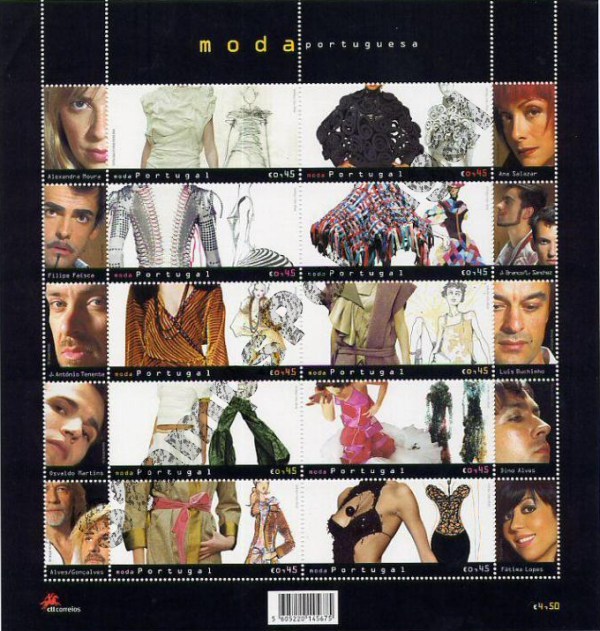 Mini Folha nº 23 2004 Moda Portuguesa - Mini Sheet 2004