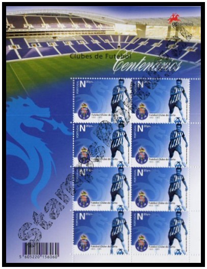 Mini Folha nº 26 2005 FC Porto - Mini Sheet 2005