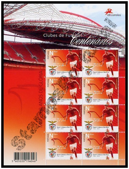 Mini Folha nº 27 2005 Benfica - Mini Sheet 2005