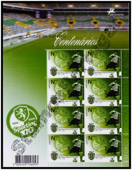 Mini Folha nº 28 2005 Sporting - Mini Sheet 2005