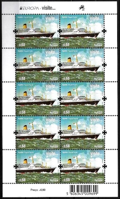 Mini Folha 67 2012 Europa Acores - Mini Sheet 2012 - Click Image to Close