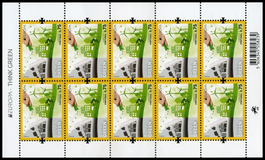 Mini Folha 83 2016 Europa Portugal - Mini Sheet 2016 - Click Image to Close