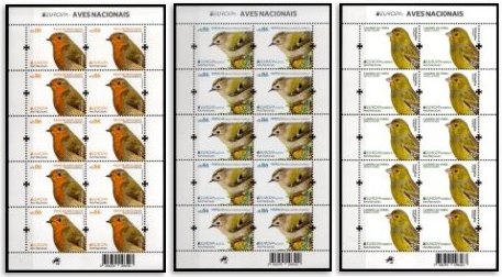 Pack Mini Folhas 94+95+96 2019 Europa - Mini Sheets 2019