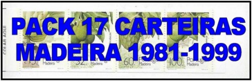 Selos - Pack completo - 17 carteiras dos Madeira - Click Image to Close