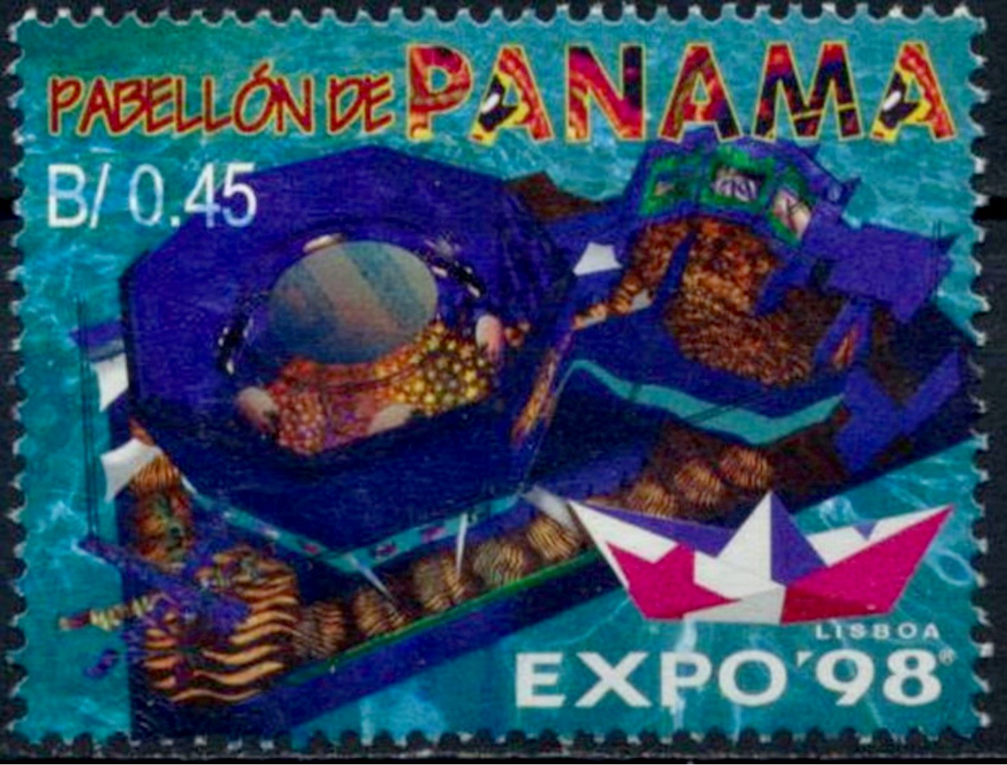 Selos - Expo 98 - Selo do Panama