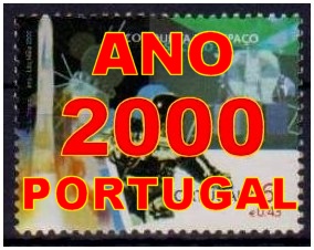 Ano 2000 Portugal (sem blocos) - Year 2000 Portugal (no blocks)