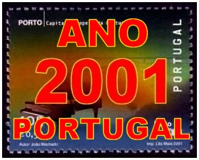 Ano 2001 Portugal (sem blocos) - Year 2001 Portugal (no blocks)