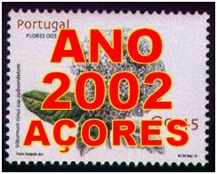 Ano 2002 Açores (sem blocos) - Year 2002 Azores (no blocks)